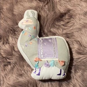 Llama decorative pillow